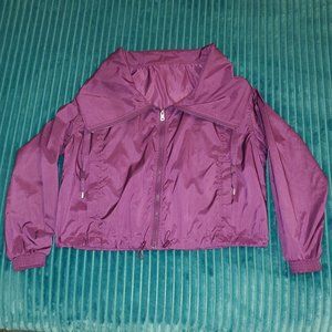Vintage 80s 90s Purple Cropped Windbreaker